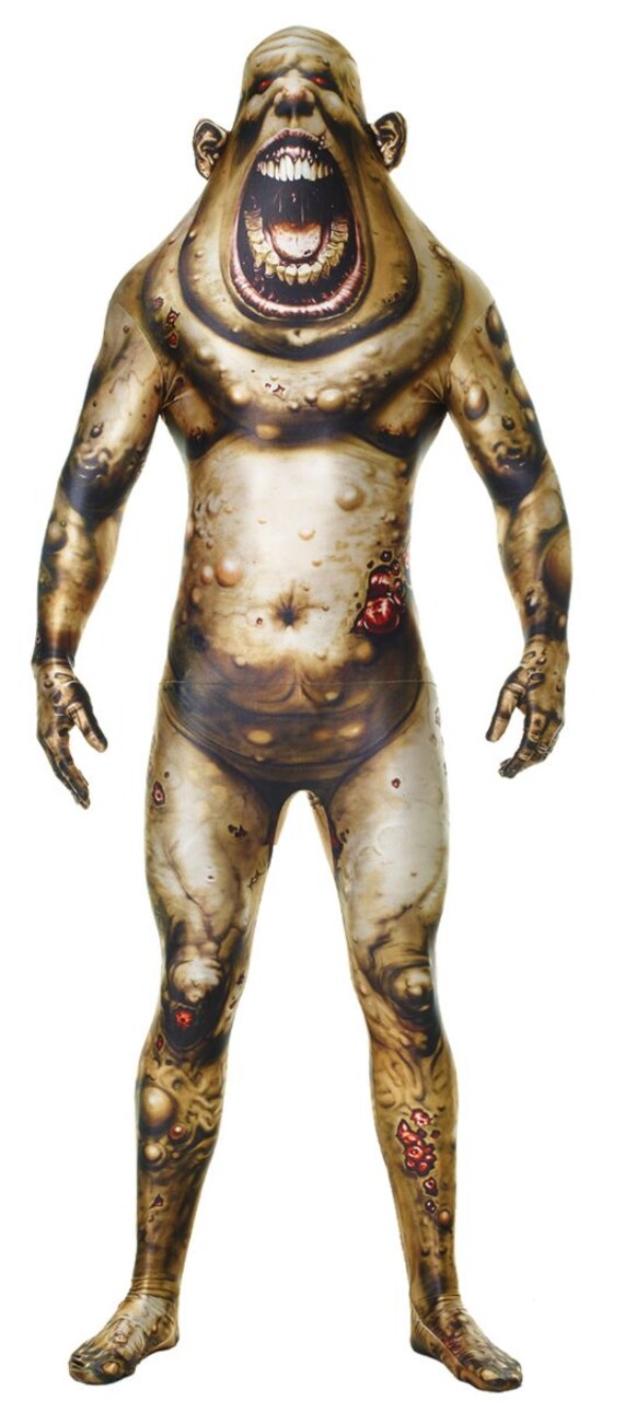 The Costume Center Brown and Red Boil Monster Morphsuit Unisex Child Halloween Costume - Medium